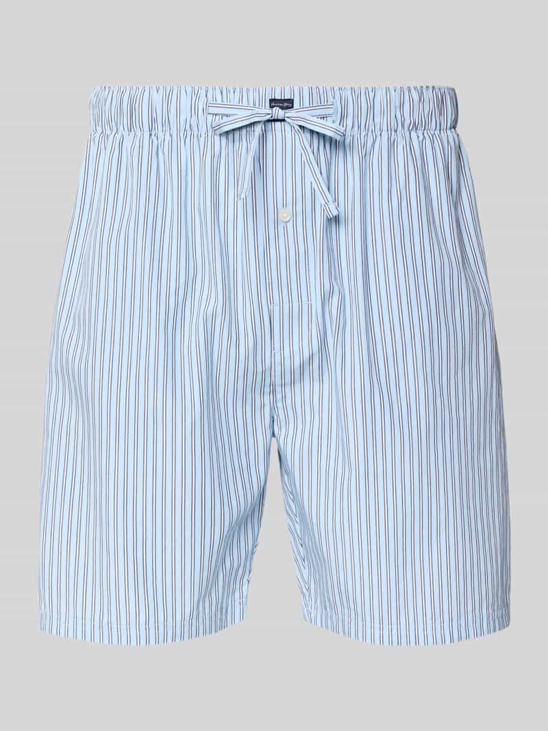 Spodnie od piżamy o kroju regular fit z czystej bawełny