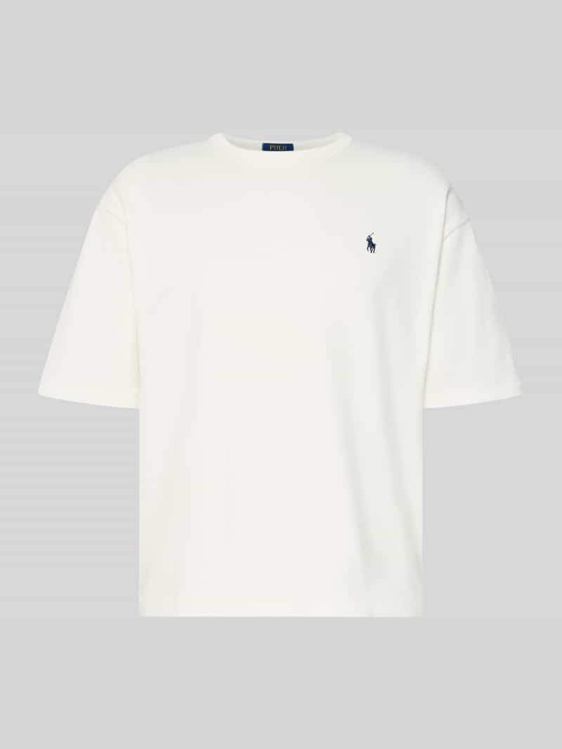 T-shirt o kroju relaxed fit z wyhaftowanym logo