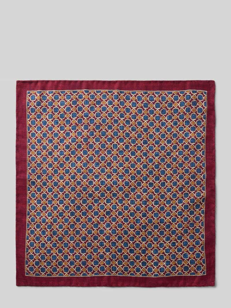 Poszetka z czystego jedwabiu