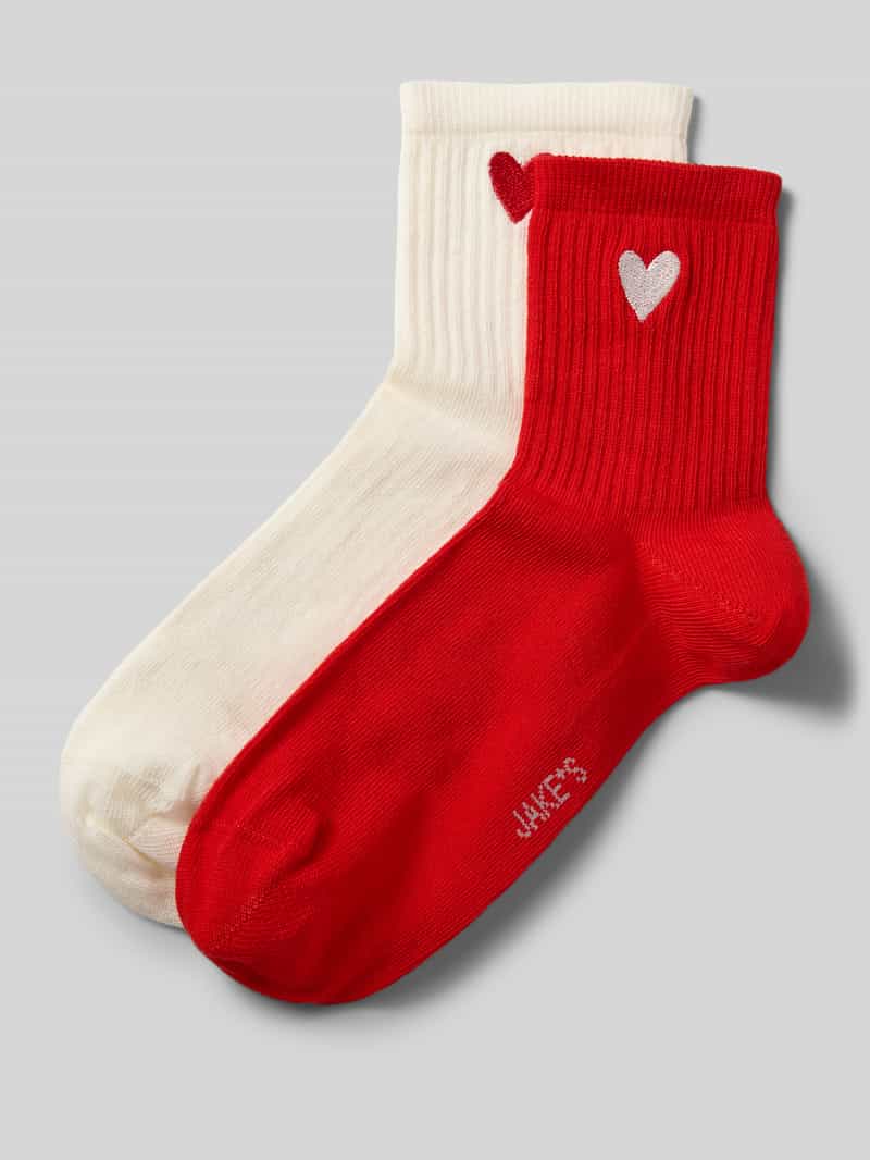 Skarpety z nadrukiem z logo w zestawie 2 szt.