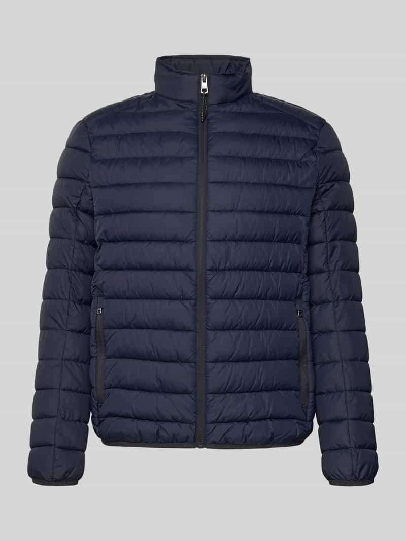 Kurtka pikowana z zamkiem błyskawicznym