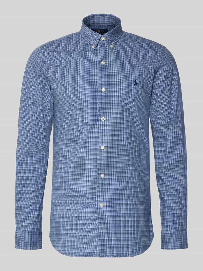 Koszula casualowa o kroju slim fit z mieszanki bawełny