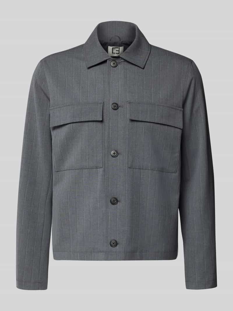 Kurtka o kroju regular fit z dodatkiem wiskozy model ‘Grahn’