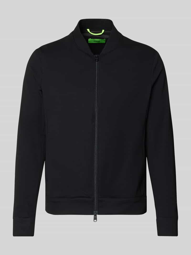 Bluza rozpinana o kroju regular fit z dodatkiem wiskozy model ‘Cross’