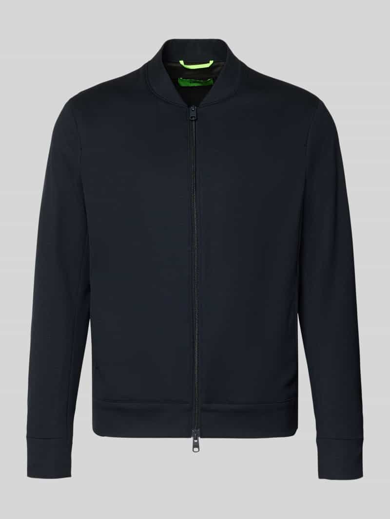 Bluza rozpinana o kroju regular fit z dodatkiem wiskozy model ‘Cross’