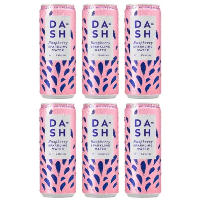 Da-sh Water Woda gazowana Malina zestaw 6 x 330 ml