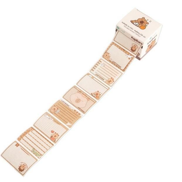 Dalprint Naklejki na rolce etykiety Kapibara 256 szt