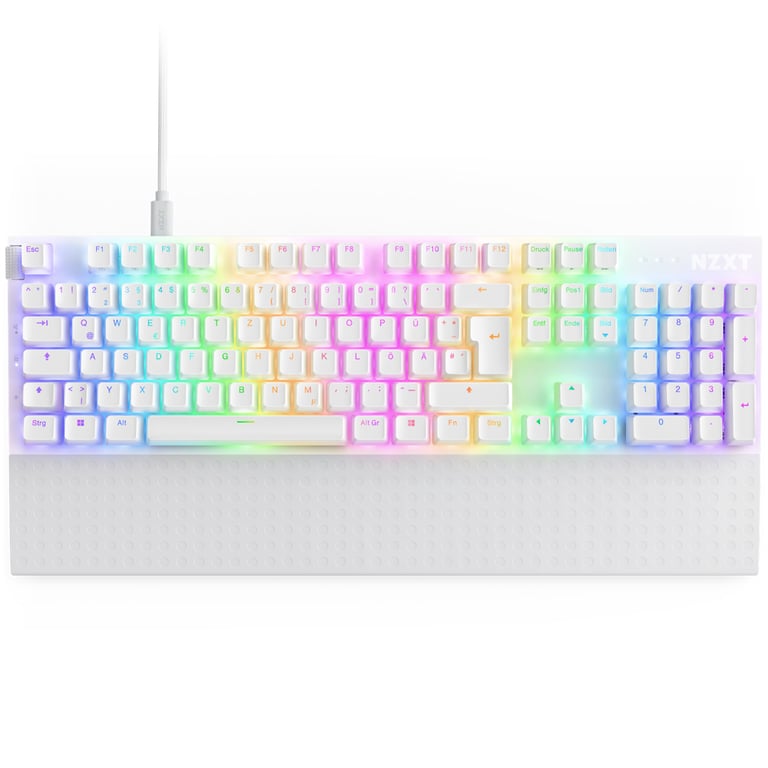 NZXT Function 2 klawiatura Uniwersalne USB QWERTZ Niemiecki Czarny KB-001NW-DE