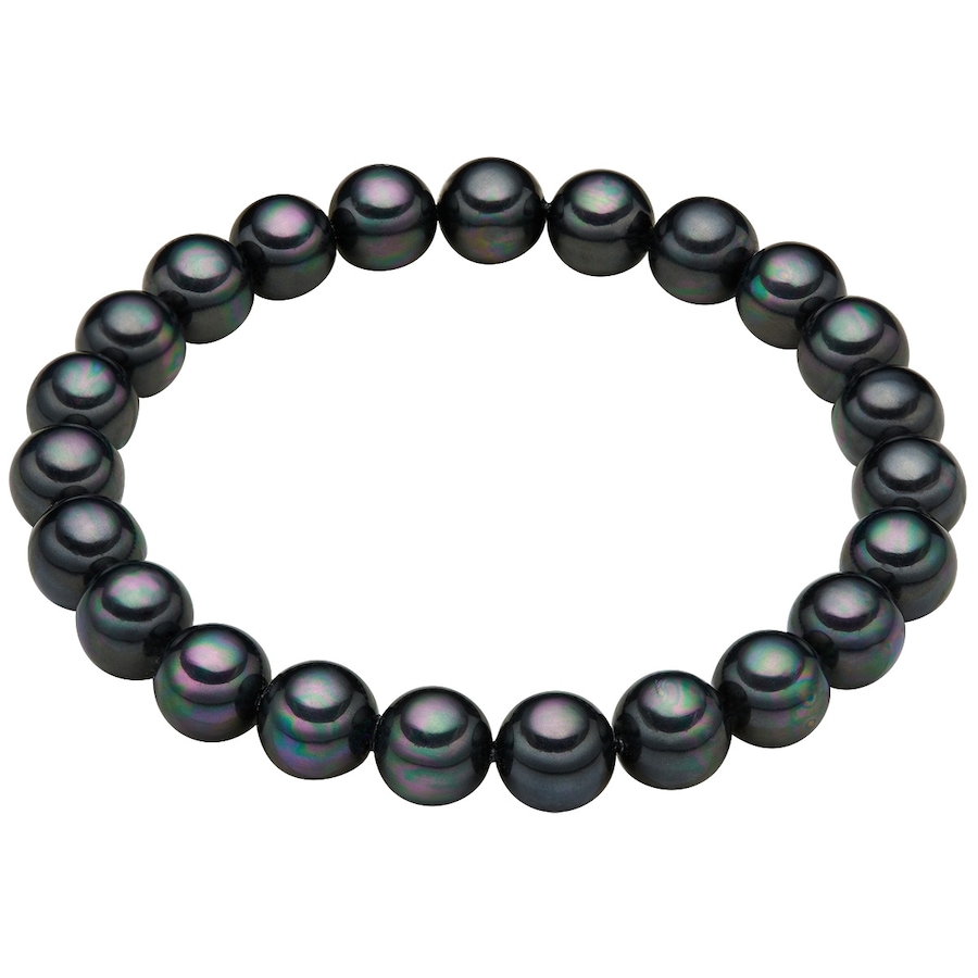 Lulu & Jane Bransoletka Sztuczna perła Antracytowy Bransoletki 1 ct Damski