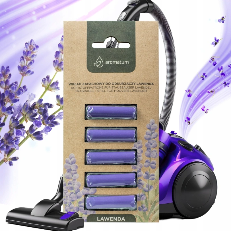 WKŁAD ZAPACHOWY DO ODKURZACZY LAWENDA, Aromatum