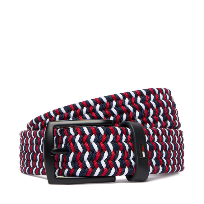 Pasek Męski Tommy Hilfiger Denton Elastic 3.5 AM0AM13946 Kolorowy