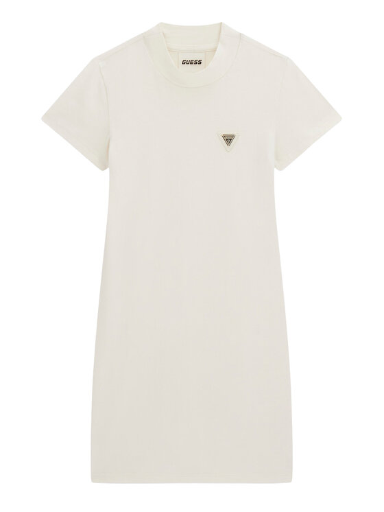 Guess Sukienka codzienna J6RK31 J1314 Écru Regular Fit