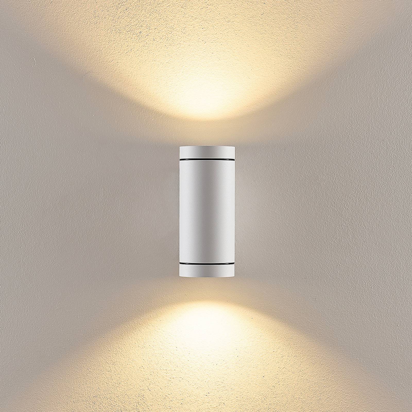 Deko-Light Kinkiet zewnętrzny ShoreLine Pro Round, możliwość ściemniania, biały / opal, aluminium, nowoczesny