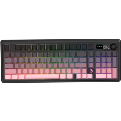 Klawiatura AJAZZ AK980 V2 Czarno-różowy