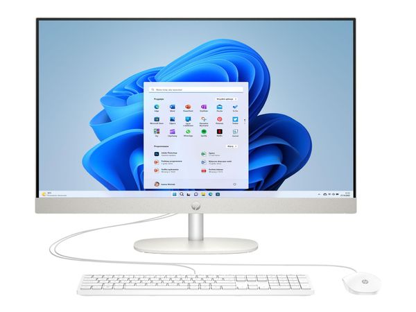 HP 27 AiO Ryzen 5-7520U/16GB/512/Win11 White 27-cr0105ng (8G1A9EA)