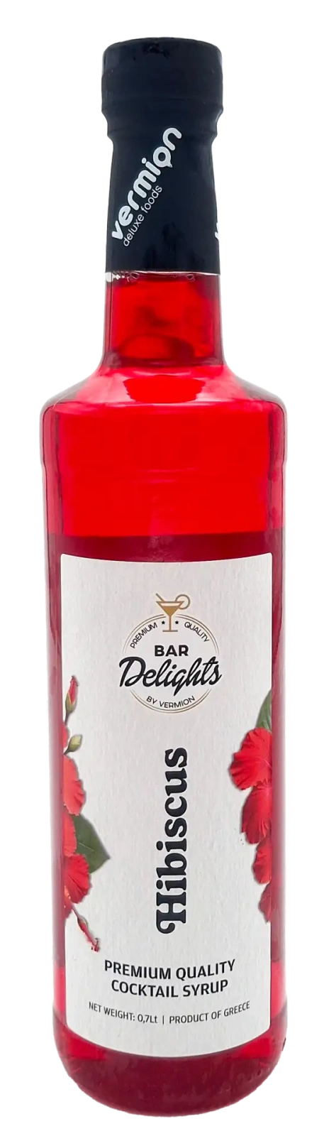 Syrop Hibiskus 0,7l - Vermion Deluxe Food Hibiscus