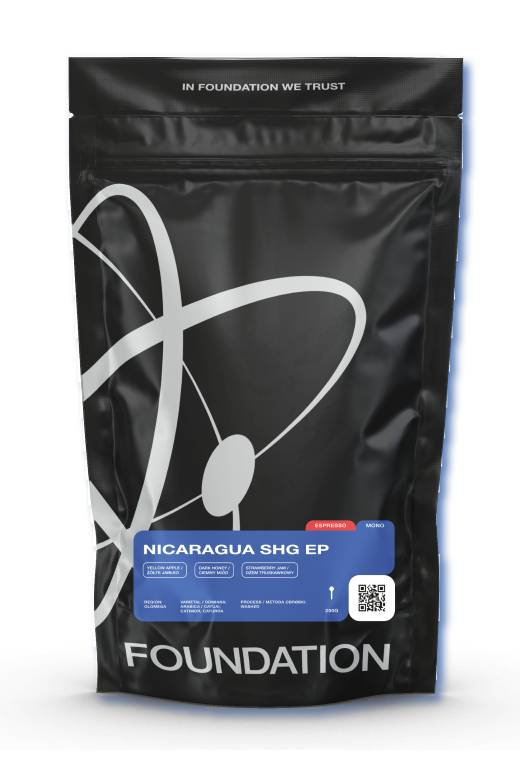 Kawa ziarnista Foundation Coffee Roasters Nicaragua SHG EP Espresso 250g