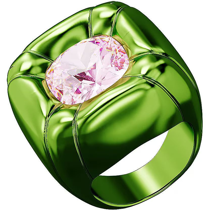 Biżuteria SWAROVSKI 5610804. Pierścionek, Kolor zielony. Kobieta.
