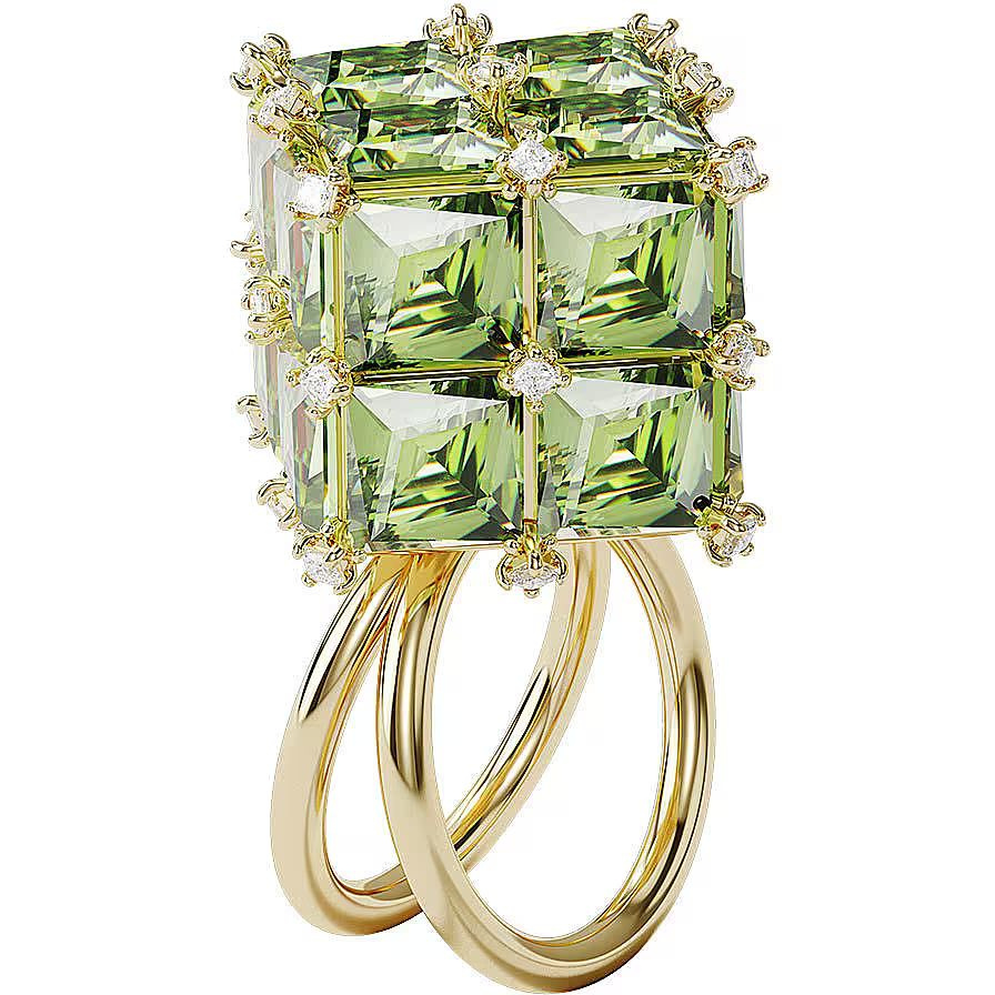 Biżuteria SWAROVSKI 5610829. Pierścionek, Kolor zielony. Kobieta.
