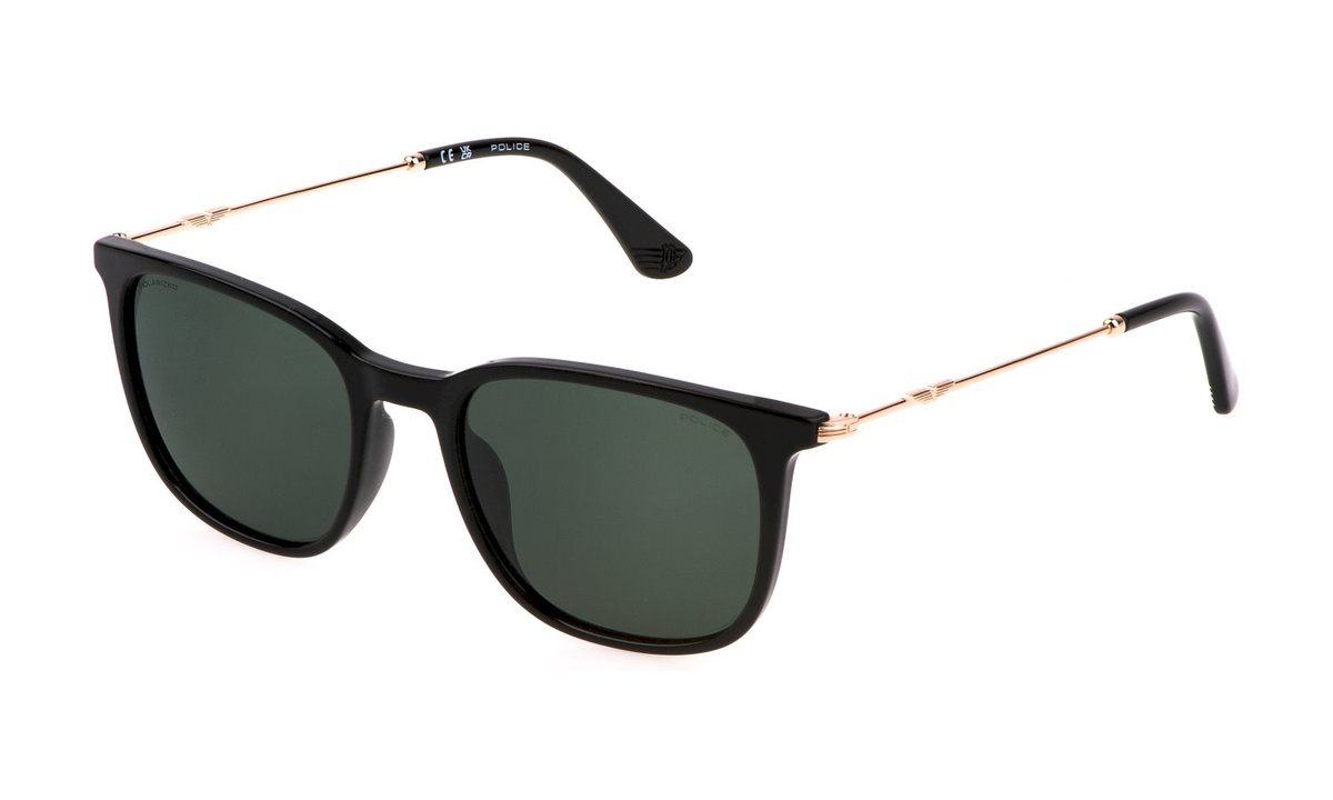 Okulary POLICE SPLL77-53Z42P. Okulary przeciwsłoneczne, Kolor czarny. Mężczyzna.