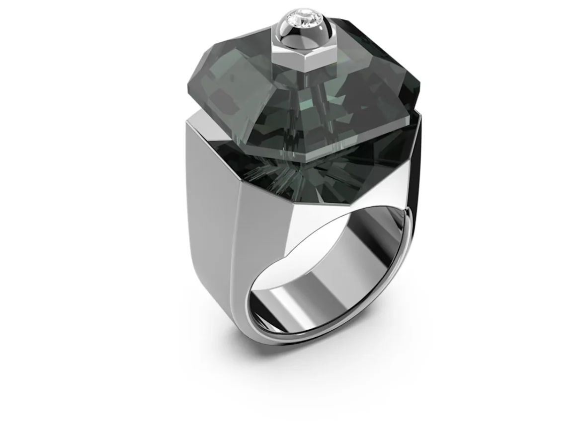 Biżuteria SWAROVSKI 5628578. Pierścionek, Kolor szary. Kobieta.