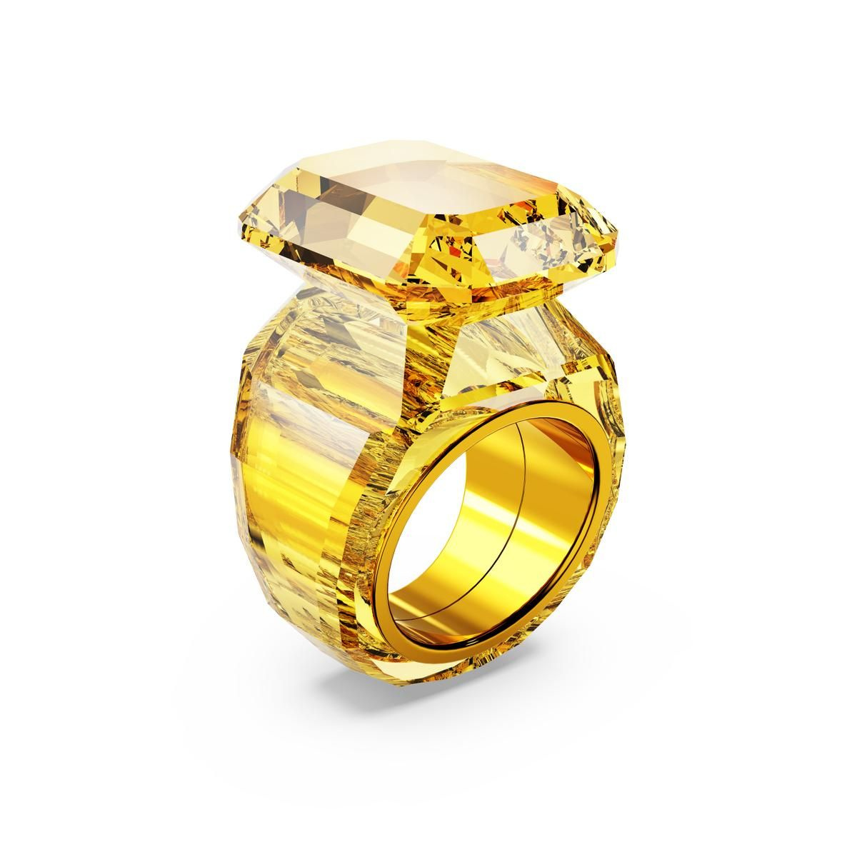 Biżuteria SWAROVSKI 5608548. Pierścionek, Kolor żółty. Kobieta.