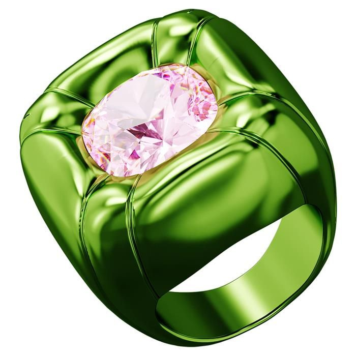 Biżuteria SWAROVSKI 5609725. Pierścionek, Kolor zielony. Kobieta.