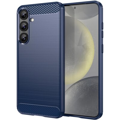Etui HURTEL Carbon Case do Samsung Galaxy S25+ Niebieski