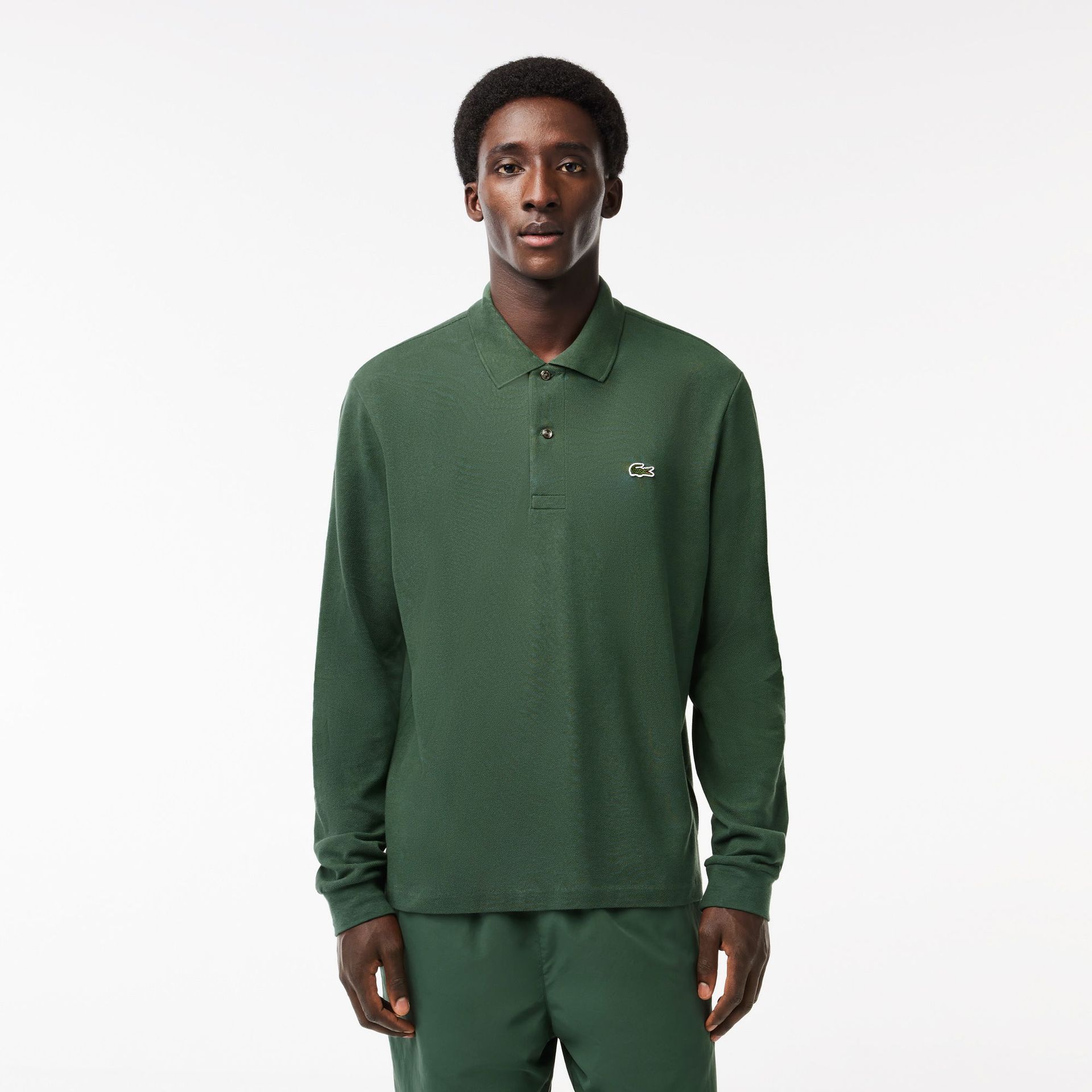 Lacoste Original L.12.12 Long Sleeve Cotton Polo Shirt