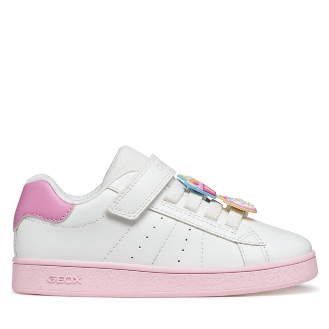Sneakersy Geox J Eclyper Girl J65LRF 000BC C1364 S Biały