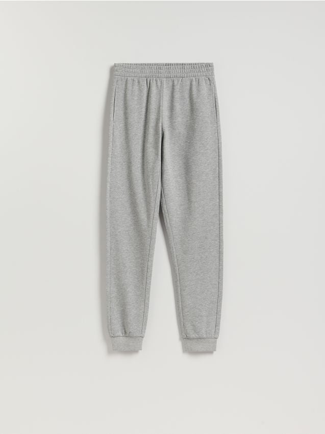 Reserved - Spodnie dresowe long leg - jasnoszary