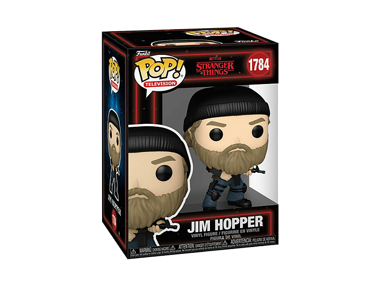 Figurka FUNKO POP TV: Stranger Things S5 - 1784 Jim Hopper Wielokolorowy