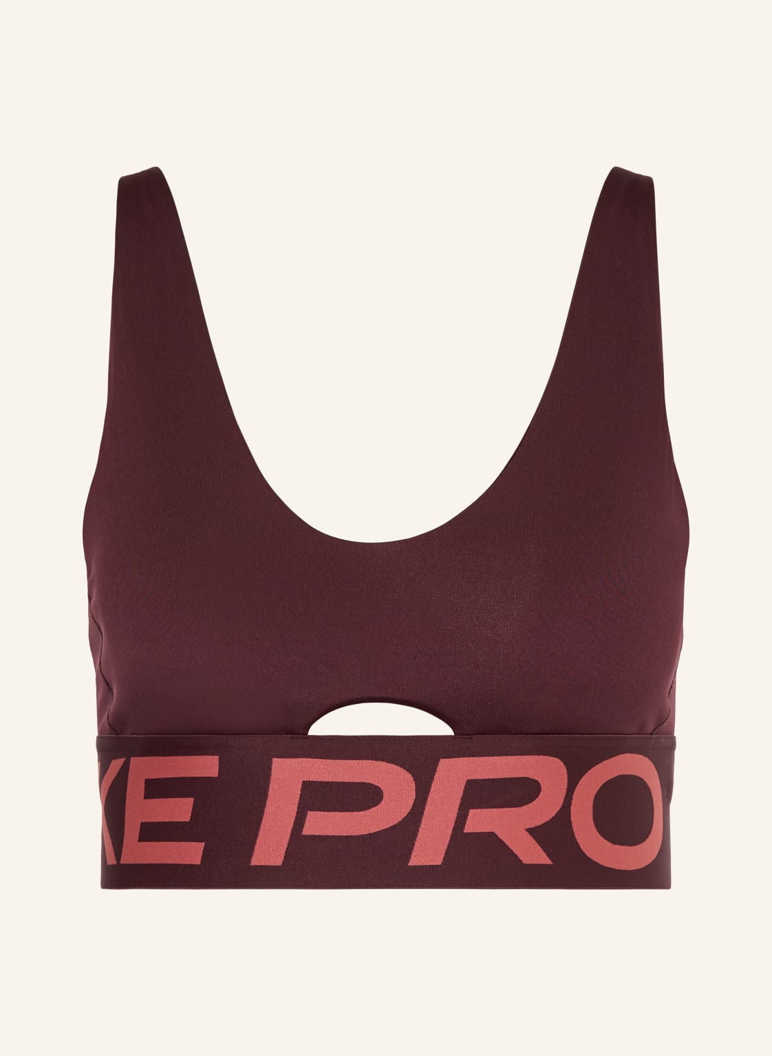 Nike Biustonosz Sportowy Pro Indy Plunge rot