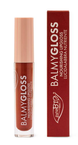 Połyskujący błyszczyk do ust Balmy Gloss 02 SHIMMERING LIGHT BROWN PuroBIO