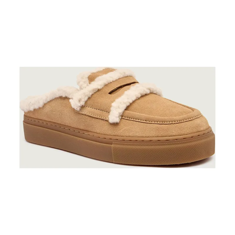 INUIKII Mule zamsz shearling