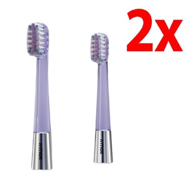 Oryginalna końcówka do szczoteczek JIMOK J6 Silver (2 szt.) (Nanotechnologiczne włókna)