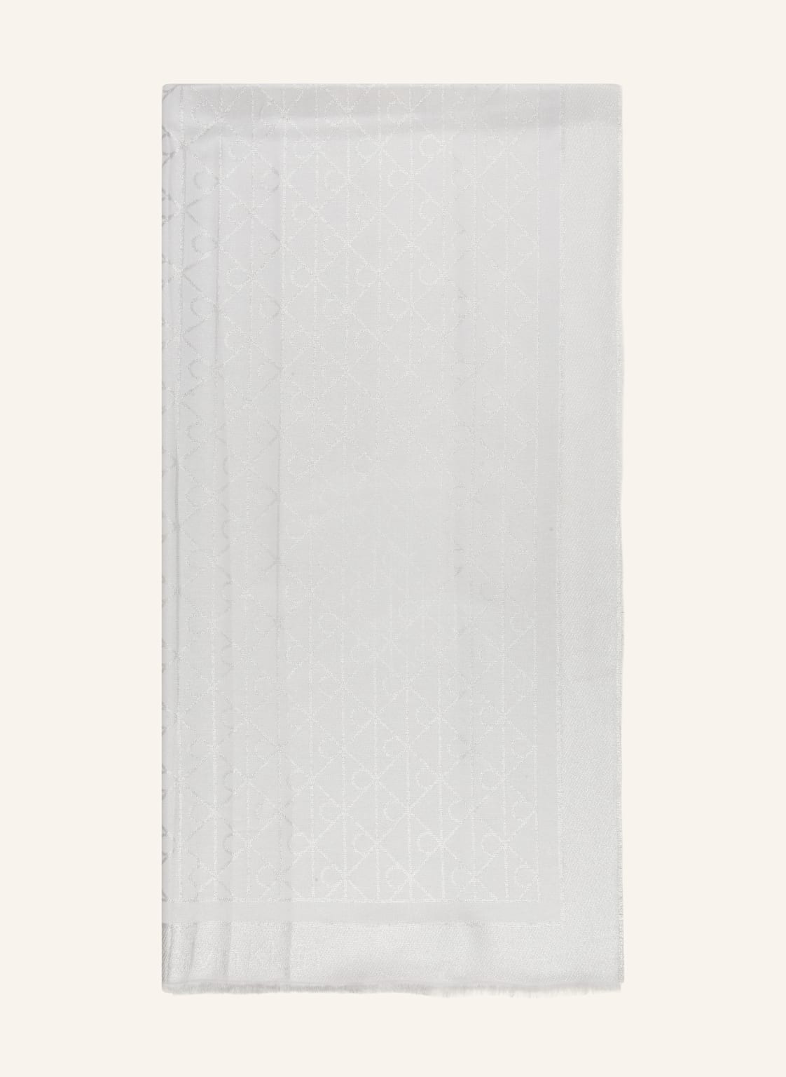 Calvin Klein Szalik Z Brokatową Przędzą grau