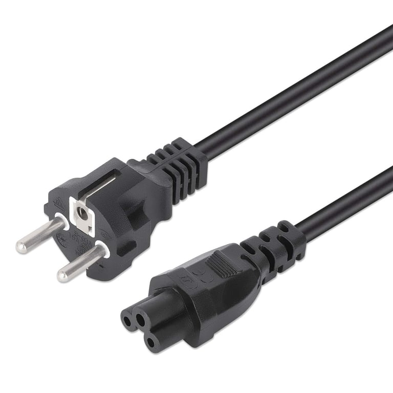 Manhattan 356602 kabel zasilające Czarny 3 m CEE7/7 IEC C5