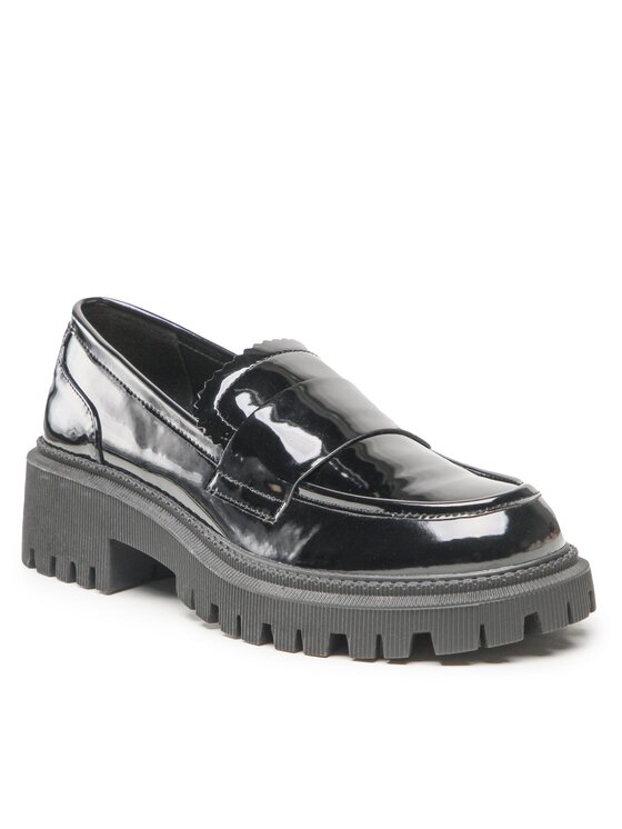 DeeZee Loafersy H101201-01 Czarny