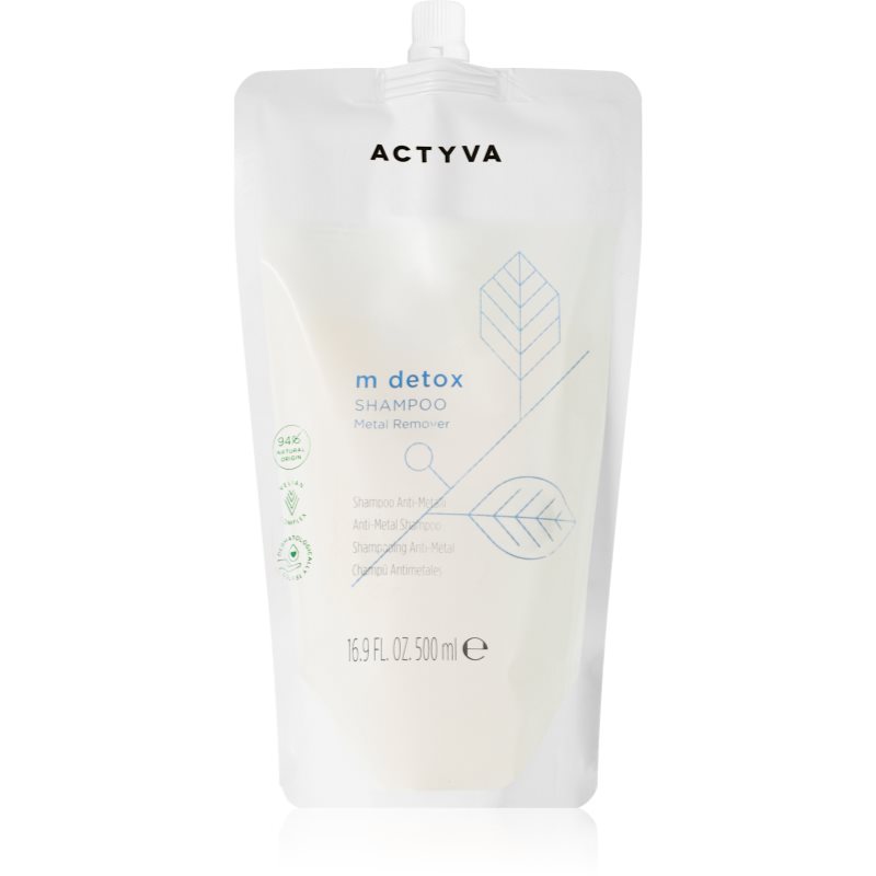 Kemon Actyva M Detox szampon oczyszczająco-detoksykujący do neutralizacji wpływu twardej wody 500 ml