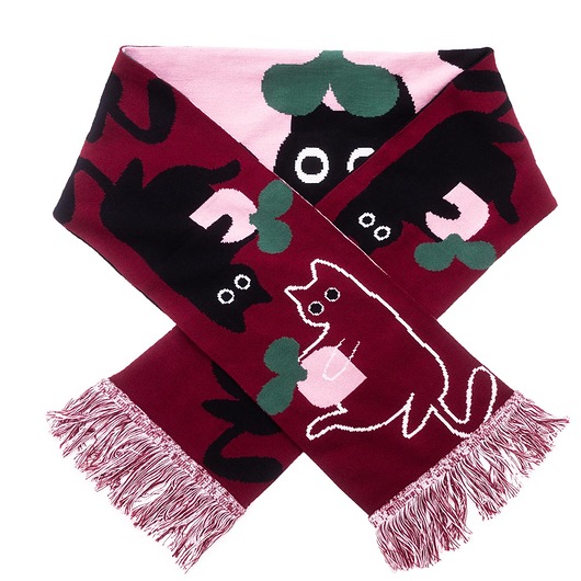 Opinie o Kot Koty szalik bawełna organiczna Kabak