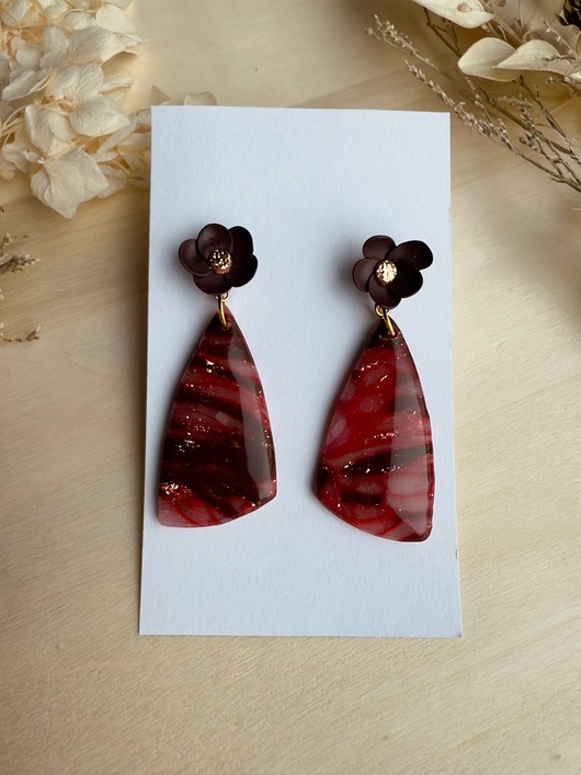 Kolczyki Ruby Chic geometryczne