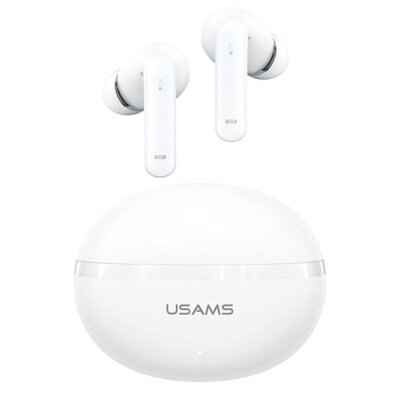 USAMS Echo E02 TWS ANC+ENC biały