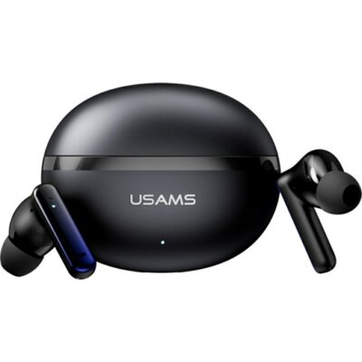 USAMS Echo E02 TWS ANC+ENC Czarny