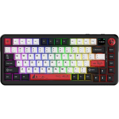 Klawiatura AJAZZ AK820 MAX Plus Czarno-biało-czerwony