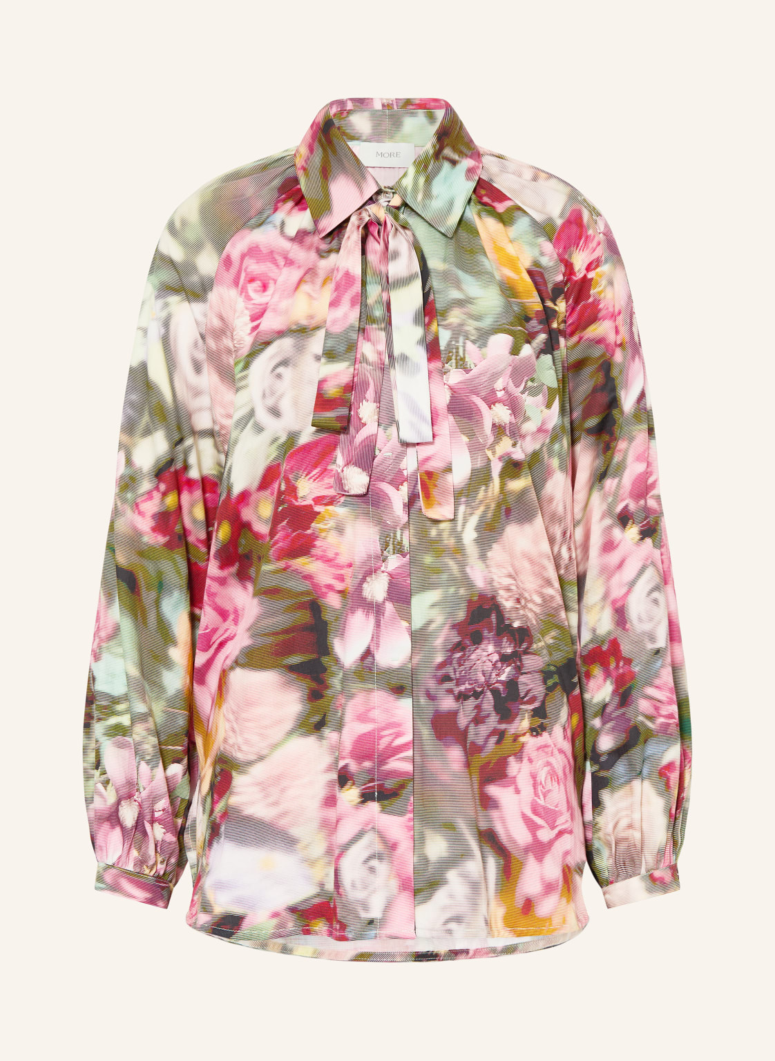 More & More Bluzka Z Odpinanym Kołnierzykiem rosa