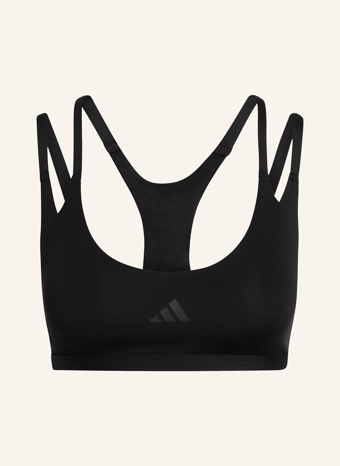 Adidas Biustonosz Sportowy Optime schwarz