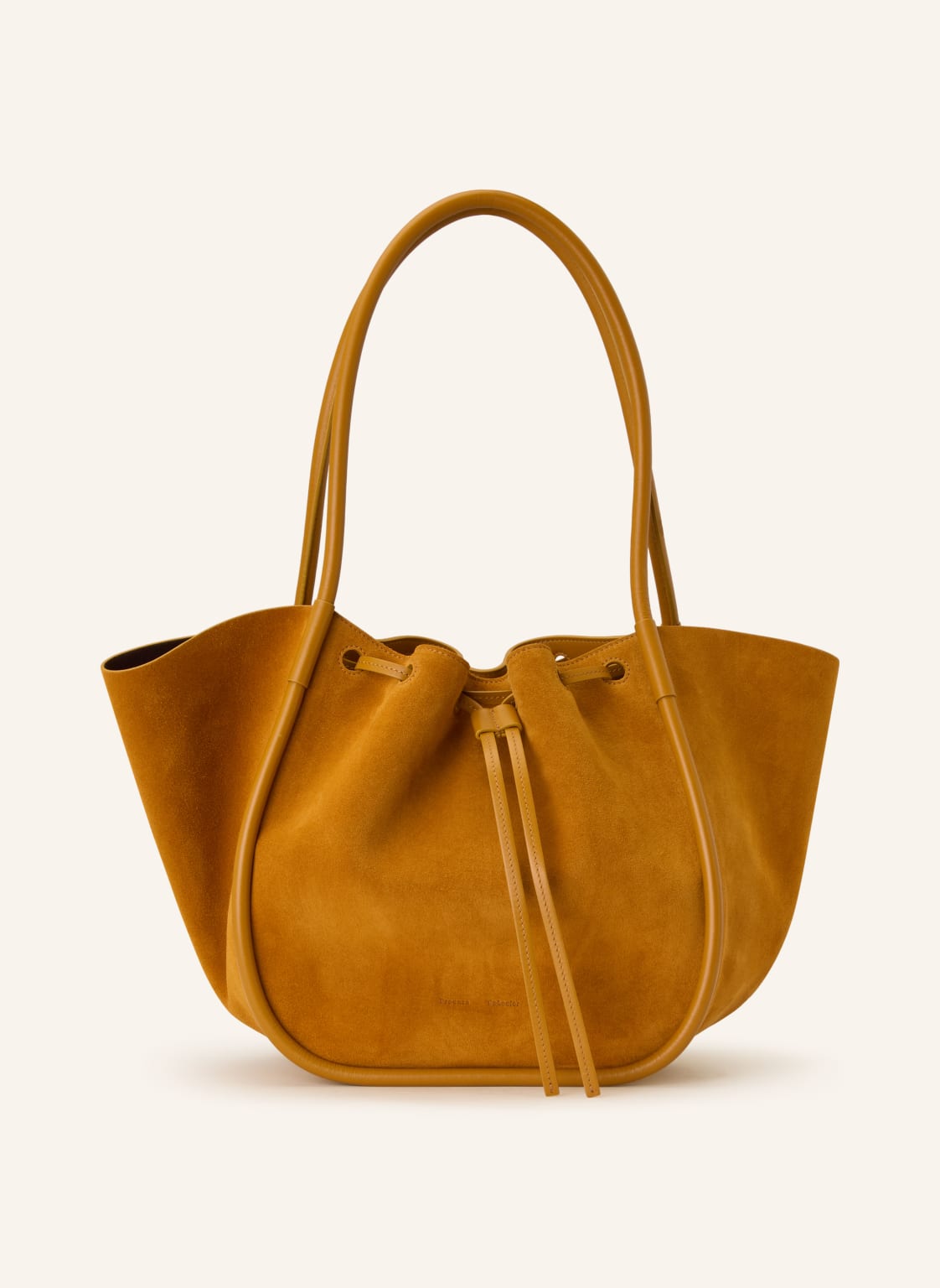 Proenza Schouler Torba Ruched Large Z Woreczkiem braun