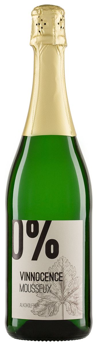 Wina Bezalkoholowe Wino bezalkoholowe białe półsłodkie musujące 750 ml Bio - Żywność