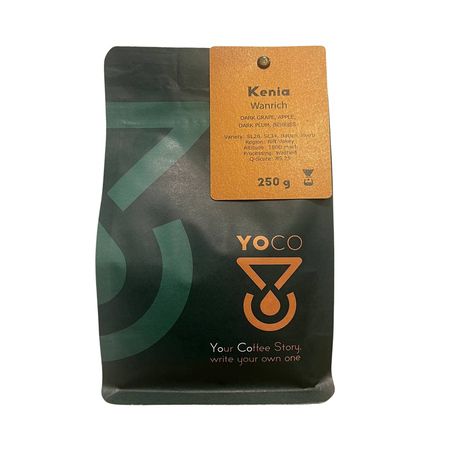 Yoco Kawa ziarnista Kenia Wanrich Washed Filter 250 g - kawa